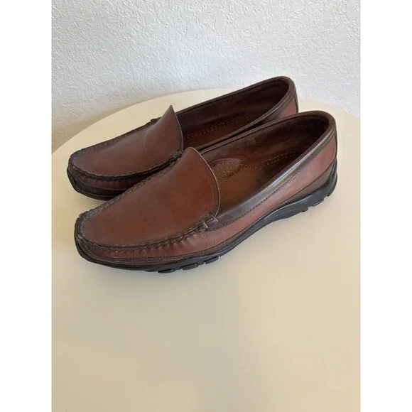 Allen Edmonds Boulder Loafers‎ Driving Shoes Mens Size 8.5 Leather Loafers - Picture 2 of 10